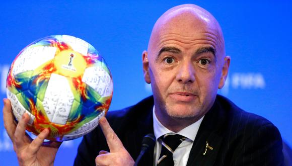 Gianni Infantino, presidente de la FIFA aseguró que a partir del 2021 se jugará el nuevo Mundial de Clubes que contará con 24 equipos. (Foto: AFP).