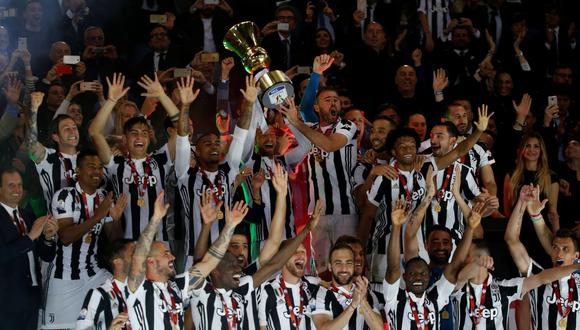 ¡Juventus campeón de la Copa Italia! Goleó 4-0 al AC Milan. (Foto: Agencias)