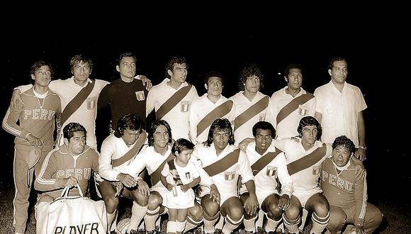 El once peruano en el partido ante Colombia por la Copa América 1975. (Foto: Archivo histórico GEC).