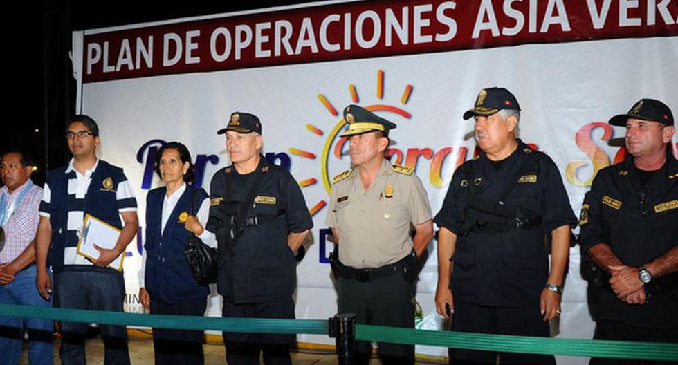 Policía lanzó el Plan Verano Asia 2015 (Foto: Andina)
