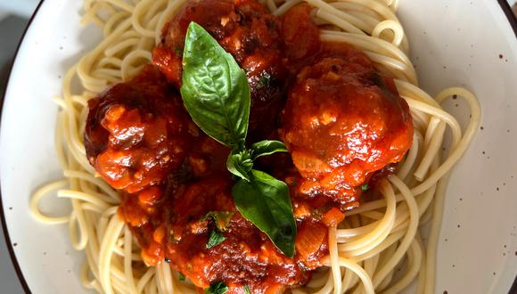 Albóndigas de soya, una receta de Alessandra Arce.