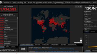 El mapa que muestra en tiempo real el número de infectados y muertos en el mundo por el coronavirus