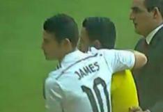 [VIDEO] James Rodríguez defendió y ayudó a hincha que quiso abrazarlo