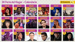 Feria del Hogar 2014: el calendario del Gran Estelar
