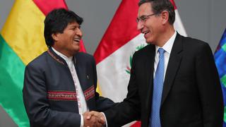 Evo Morales agradece a Martín Vizcarra por ofrecer puerto de Ilo para comercio exterior
