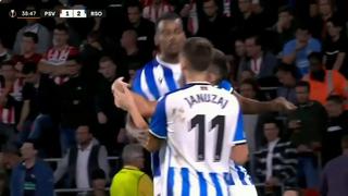 PSV vs. Real Sociedad: españoles remontan 1-2 en apenas siete minutos por la Europa League | VIDEO