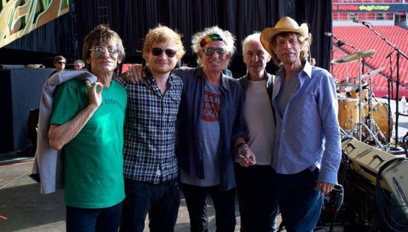 Ed Sheeran cantó con Mick Jagger y los Rolling Stones (VIDEO)