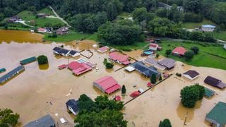 Devastadoras inundaciones dejan al menos 26 muertos en Kentucky