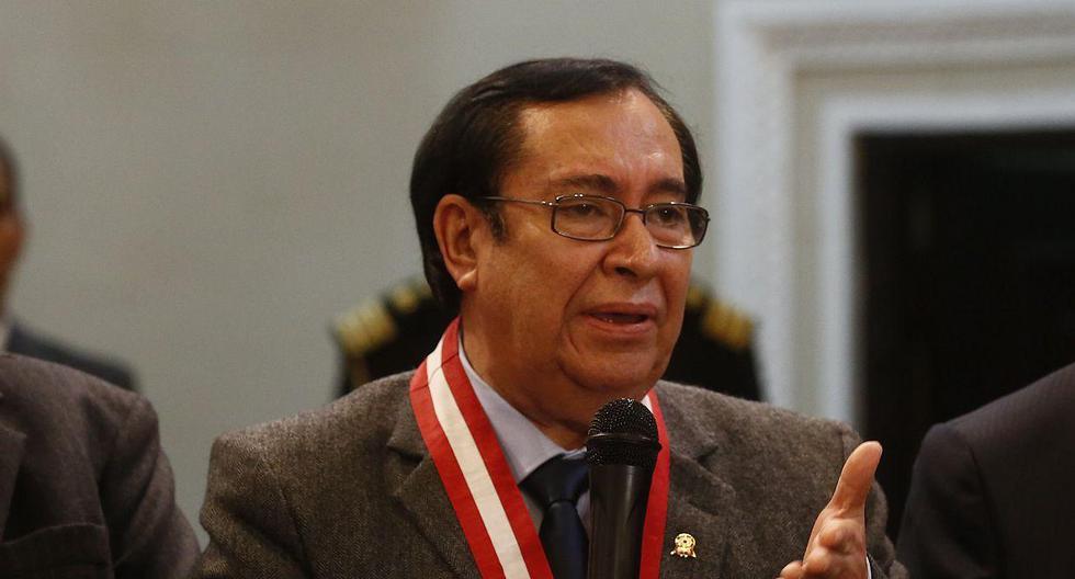 El presidente del Poder Judicial, Víctor Prado, había descartado que se haya ordenado algún pago por homologación durante su gestión. (Foto: USI)