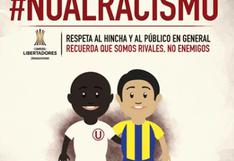 Universitario manda mensaje en contra del racismo en la previa del partido con Capiatá