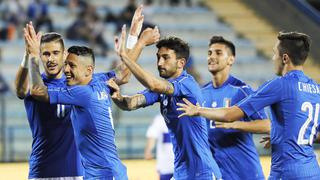 Gianluca Lapadula aportó con un triplete: Italia goleó 8-0 a San Marino en amistoso