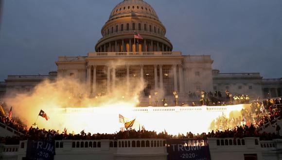 Imagen del asalto al Capitolio del 6 de enero de 2021. (Foto: Reuters)