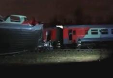 Rusia: decenas de heridos por choque de trenes en Moscú