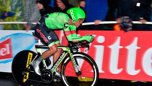 El colombiano Rigoberto Urán terminó segundo en la clasificación general y se proclamó subcampeón en el Tour de France. (Foto: Twitter)