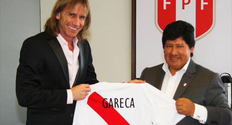 Ricardo Gareca es el nuevo entrenador de la selección. (Foto: FPF)