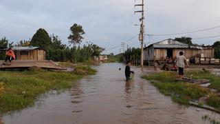 Cuatro comunidades inundadas por el desborde del río Marañón