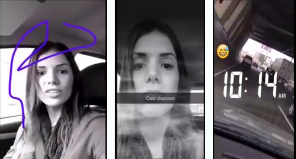 Joven Se Graba Y Toma Selfie Mientras Maneja Su Auto Video Redes Sociales El Comercio PerÚ 