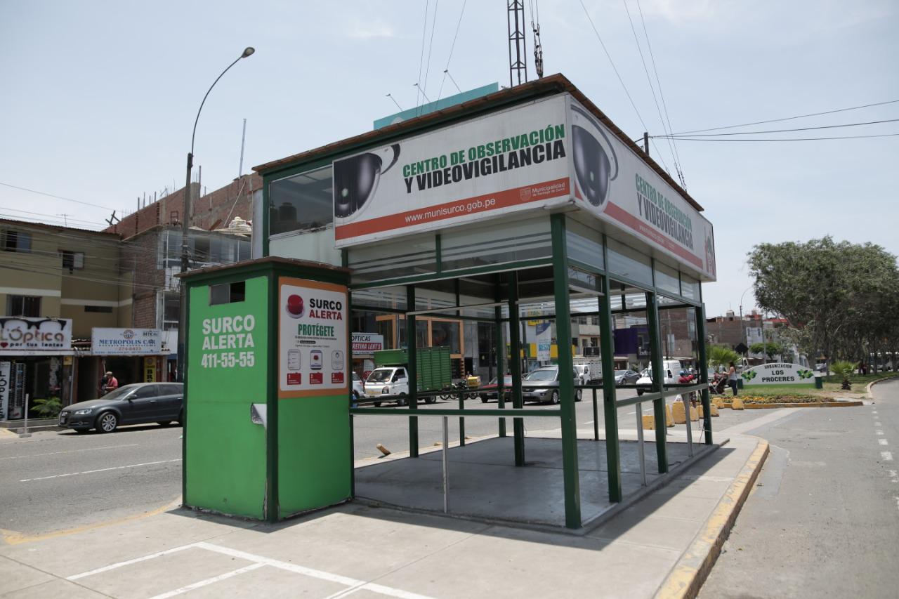 Varios centros de observación y videovigilancia de Surco, que fueron colocados por la gestión anterior, han sido desmantelados. La municipalidad sostiene que lo hicieron porque ahora centralizarán toda la información. (Foto: Anthony Niño de Guzmán)