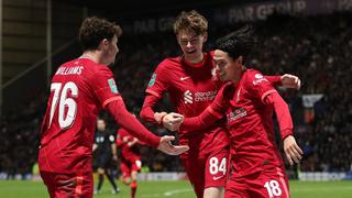 Liverpool venció 2-0 a Preston North y clasificó a cuartos de final de la Carabao Cup