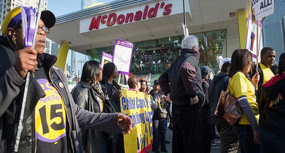 Así fueron las protestas por mejoras salariales en Estados Unidos. (Foto: Getty Images)