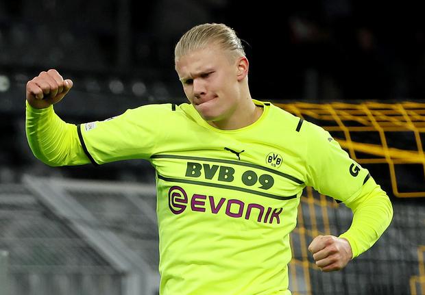 Erling Haaland es goleador del Borussia Dortmund con 17 goles en 14 partidos de la presente temporada| Foto: REUTERS