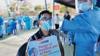 COVID-19: Tacna, Arequipa y Junín lideran el avance de la vacunación en el país
