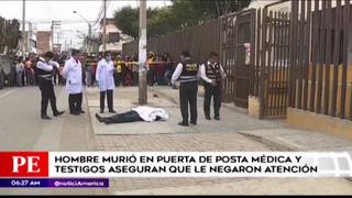 Lurín: hombre murió en puerta de posta médica donde le habrían negado atención