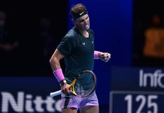Rafael Nadal se impuso en dos sets seguidos a Andrey Rublev por la ATP Finals 2020