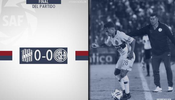 San Lorenzo igualó 0-0 frente a San Martín de Tucumán en la última fecha de la Superliga Argentina. | Foto: San Lorenzo