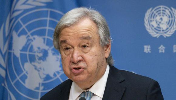 El secretario general de las Naciones Unidas, Antonio Guterres.