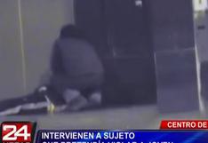 Centro de Lima: así intentó un sujeto violar a otro hombre ebrio