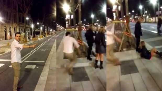 Twitter: mujer agredida en Barcelona agradeció a ciudadanos - 1