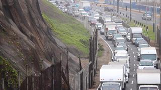 Costa Verde: derrumbe ocasionó congestión vehicular en la Bajada Balta en Miraflores | FOTOS