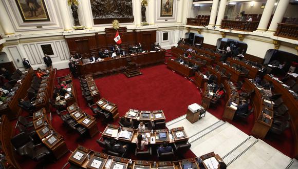 El Congreso aún mantiene la virtualidad como opción para las sesiones del pleno. (Foto: Jorge Cerdán / Archivo El Comercio)