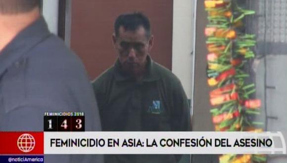 Eugenio Leopoldo Quiroz Campos brindó su testimonio ante la policía. (Captura: América Noticias)