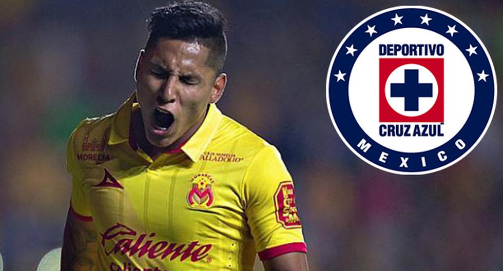 Raúl Ruidíaz tiene contrasto vigente con el Monarcas Morelia y el Cruz Azul lo quiere. (Foto: Facebook)