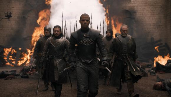 En "Game of Thrones", Jon, Grey Worm y Davos ingresaron como héroes a la ciudad; pero salieron siendo todo lo contrario. Foto: HBO.