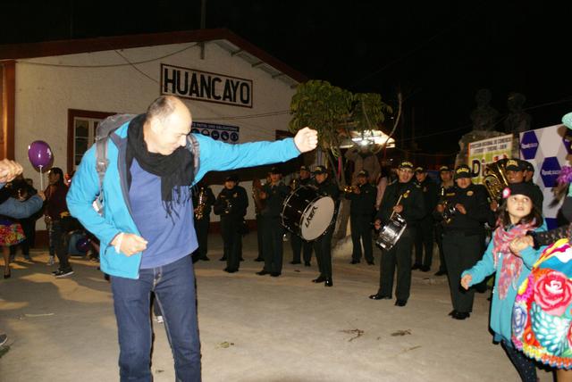 Fiestas Patrias: turistas fueron recibidos con música a su arribo a Huancayo