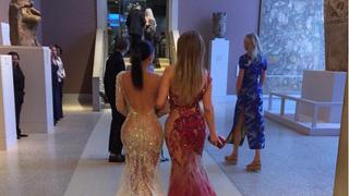 Kim Kardashian y Jennifer López lucieron sus curvas en evento