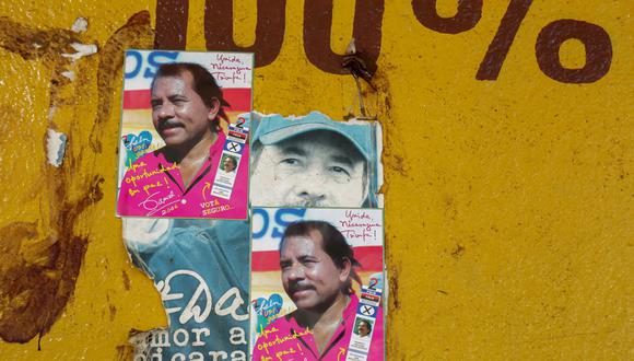 Propaganda a favor de Daniel Ortega, quien se enquistará en el poder luego de las elecciones presidenciales de mañana. REUTERS