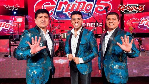Grupo 5 realizará su primer concierto presencial en El Huaralino. (Foto: Instagram)