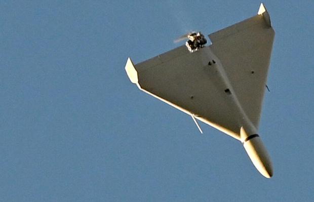 El dron suicida Shahed-136. (Foto: AFP - SERGEI SUPINSKY).