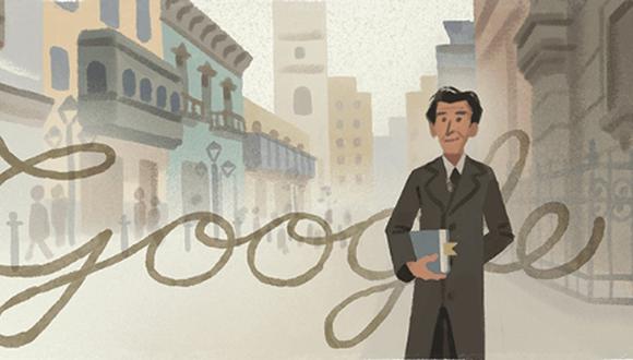 Celebran con un doodle el 93 aniversario del nacimiento de Julio Ramón Ribeyro. (Foto: Google)