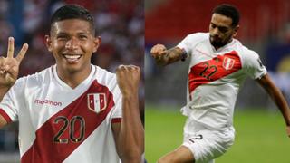 El abrazo del ‘20’ y el ‘22’: Alexander Callens y Edison Flores festejaron el gol del empate ante Ecuador