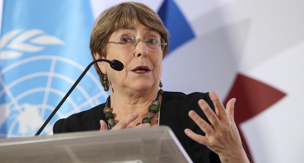 La Alta Comisionada de las Naciones Unidas para los Derechos Humanos, Michelle Bachelet, se expresó tras las violentas protestas por la muerte de George Floyd en Estados Unidos. (John DURAN / AFP).