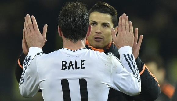 Cristiano y Gareth Bale entrenaron hoy con el Real Madrid