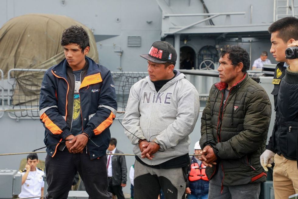 Tres personas fueron detenidas por el decomiso de los 12.3 millones de caballitos de mar. (Foto: Produce)