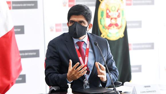 Cuando juró como ministro del Interior, Juan Carrasco Millones se desempeñaba como fiscal provincial titular en Lambayeque. (Foto: El Peruano).