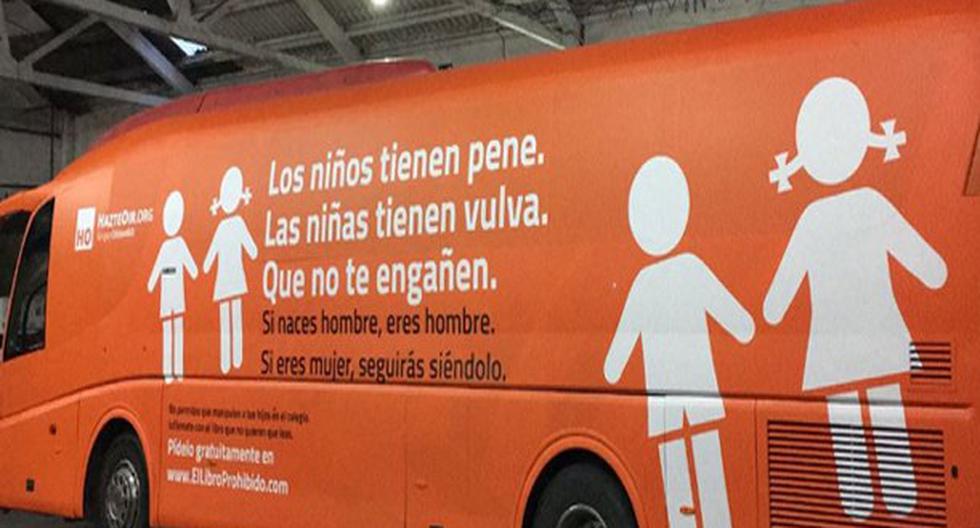 Este bus recorre las calles de Madrid. (Foto: HazteOir.org)