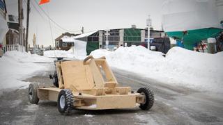 YouTube: Kart de madera que llega a 40 km/h